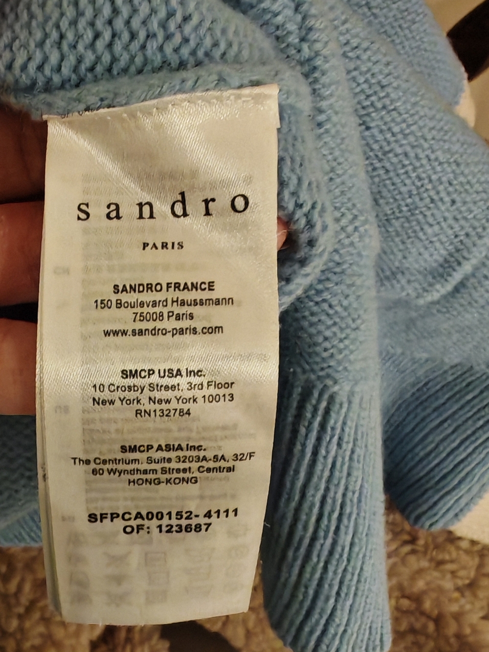 Sandro Amal Varsity Wool Cardigan 01900 - Picture 15 of 16